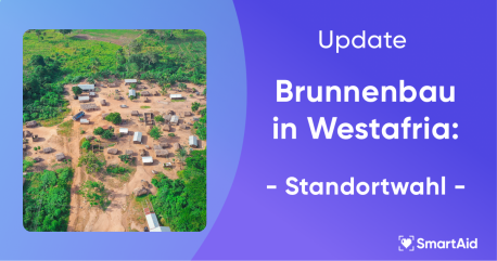 Brunnenbau in Westafrika – Standortwahl getroffen